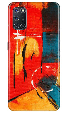 Modern Art Mobile Back Case for Oppo A52 (Design - 239)