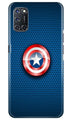 Captain America Shield Case for Oppo A92 (Design No. 253)