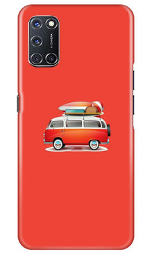 Travel Bus Mobile Back Case for Oppo A92 (Design - 258)