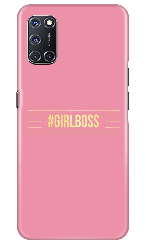 Girl Boss Pink Case for Oppo A52 (Design No. 263)