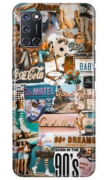 Vintage Design Mobile Back Case for Oppo A92 (Design - 284)