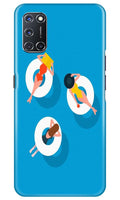 Girlish Mobile Back Case for Oppo A52 (Design - 306)