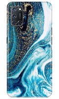 Marble Texture Mobile Back Case for Oppo A52 (Design - 308)