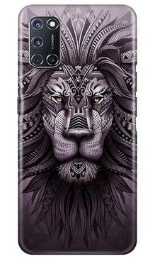 Lion Mobile Back Case for Oppo A92 (Design - 315)