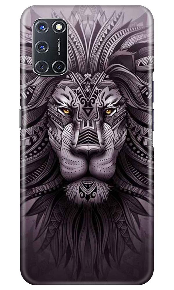 Lion Mobile Back Case for Oppo A72 (Design - 315)