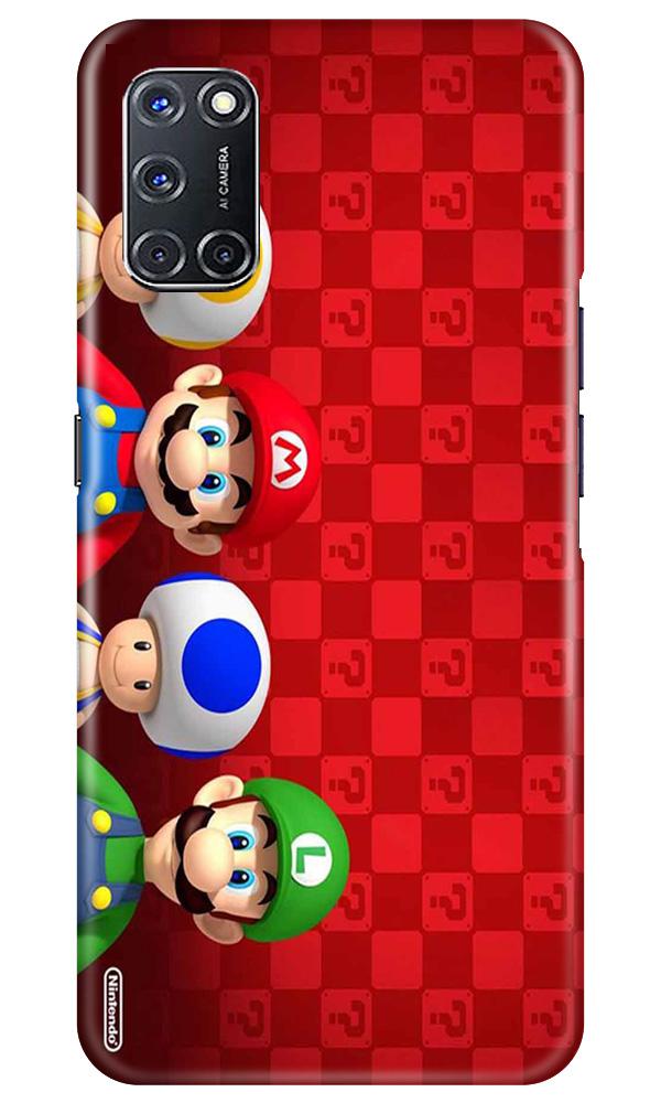 Mario Mobile Back Case for Oppo A52 (Design - 337)