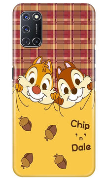 Chip n Dale Mobile Back Case for Oppo A92 (Design - 342)