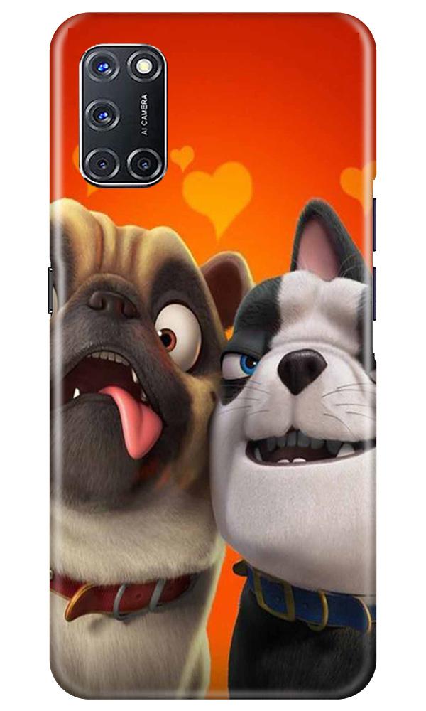 Dog Puppy Mobile Back Case for Oppo A92 (Design - 350)