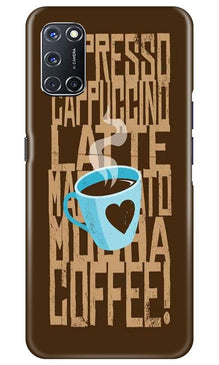 Love Coffee Mobile Back Case for Oppo A72 (Design - 351)