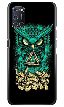 Owl Mobile Back Case for Oppo A72 (Design - 358)
