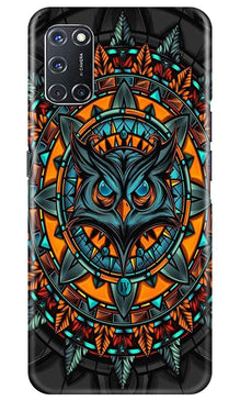 Owl Mobile Back Case for Oppo A72 (Design - 360)