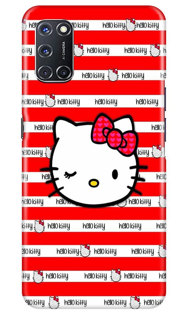 Hello Kitty Mobile Back Case for Oppo A92 (Design - 364)