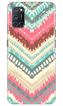 Pattern Mobile Back Case for Oppo A52 (Design - 368)