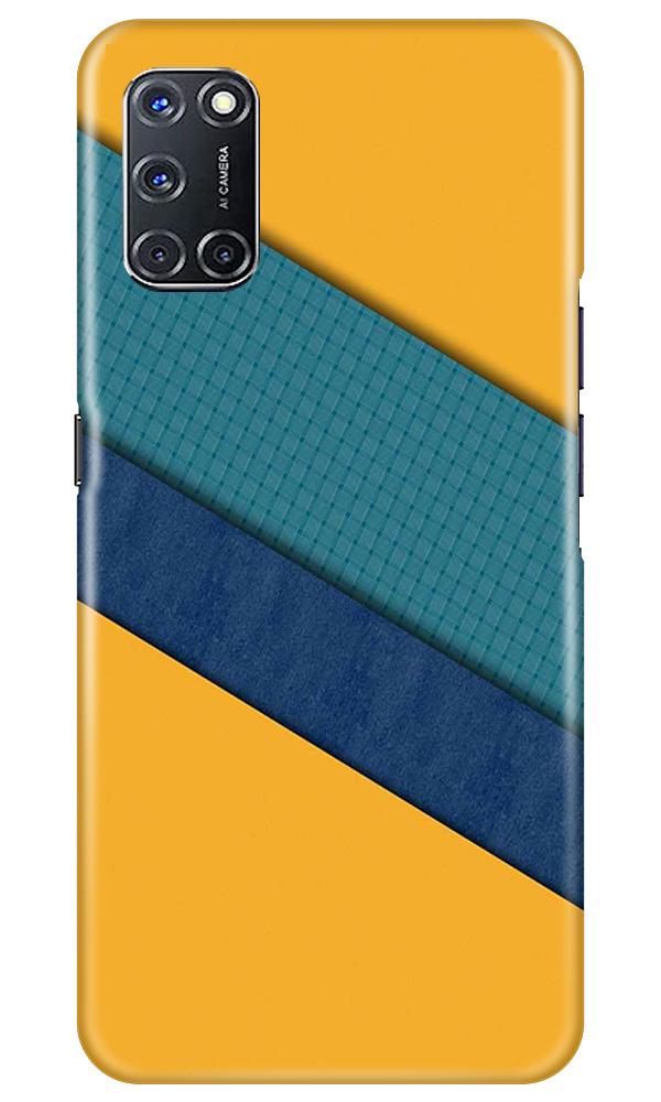 Diagonal Pattern Mobile Back Case for Oppo A72 (Design - 370)