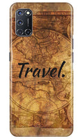 Travel Mobile Back Case for Oppo A52 (Design - 375)
