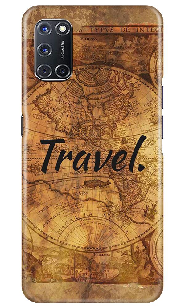 Travel Mobile Back Case for Oppo A52 (Design - 375)