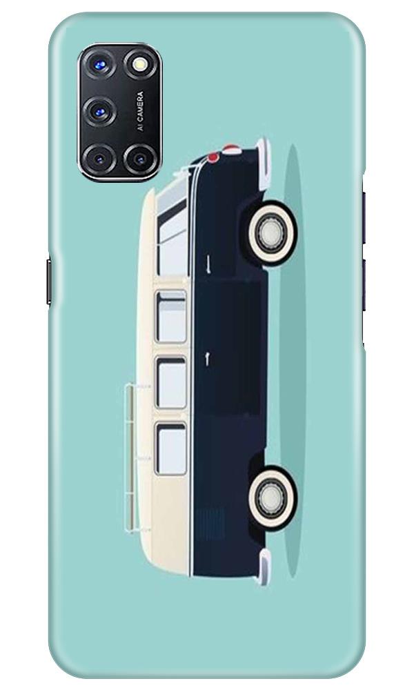 Travel Bus Mobile Back Case for Oppo A92 (Design - 379)