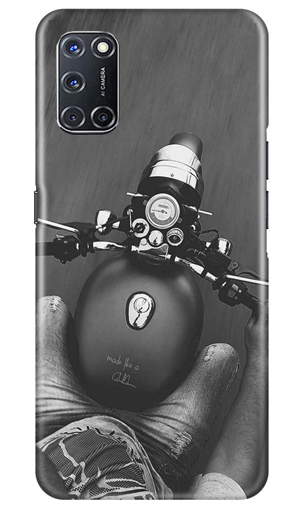 Royal Enfield Mobile Back Case for Oppo A52 (Design - 382)