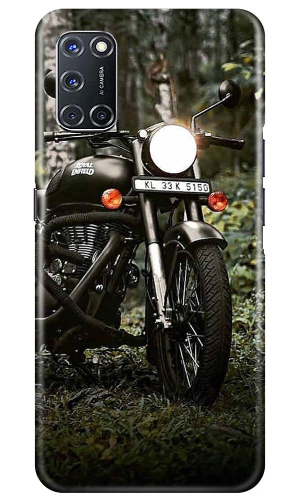 Royal Enfield Mobile Back Case for Oppo A52 (Design - 384)