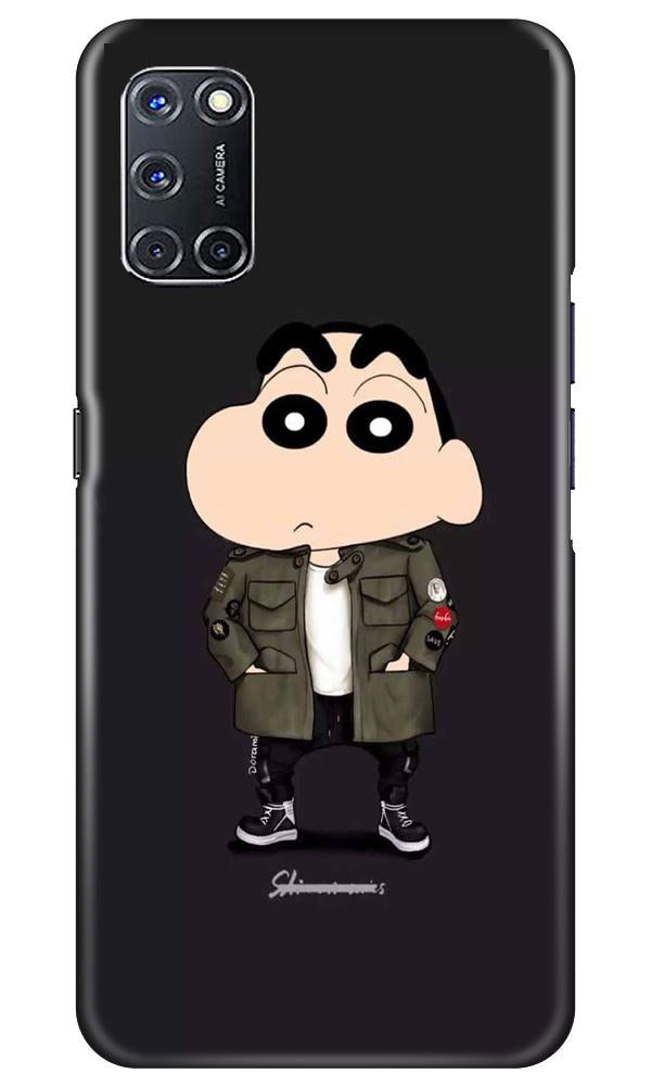 Shin Chan Mobile Back Case for Oppo A92 (Design - 391)