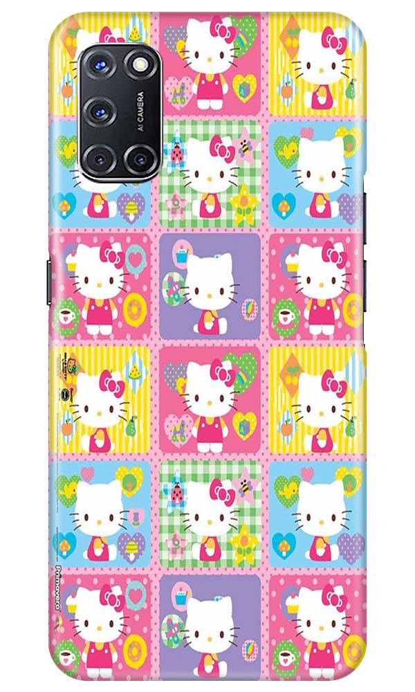 Kitty Mobile Back Case for Oppo A92 (Design - 400)