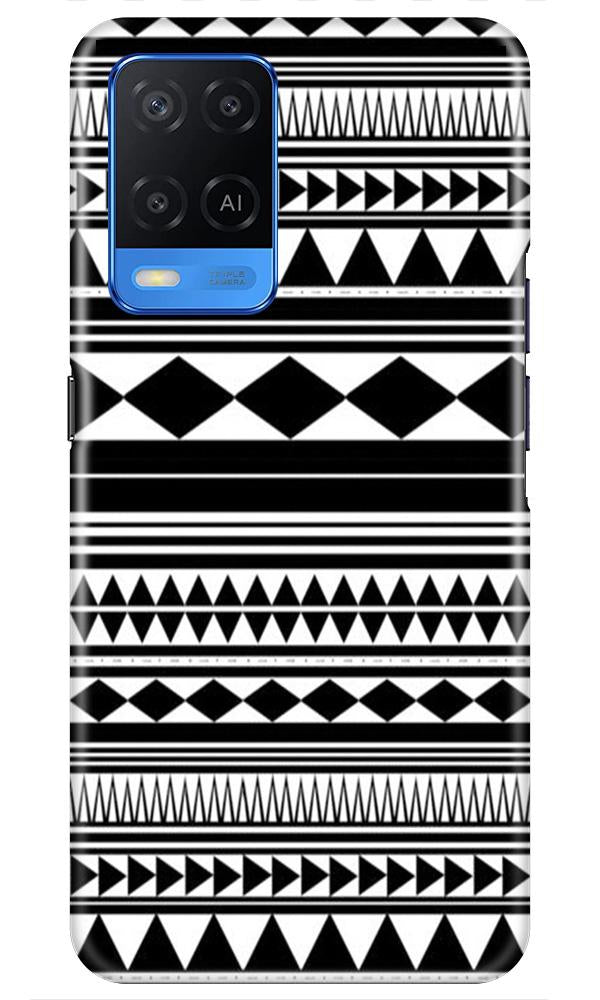 Black white Pattern Case for Oppo A54