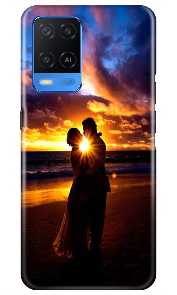 Couple Sea shore Case for Oppo A54