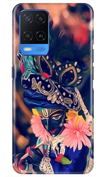 Lord Krishna Mobile Back Case for Oppo A54 (Design - 16)