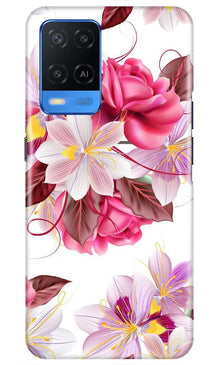 Beautiful flowers Mobile Back Case for Oppo A54 (Design - 23)