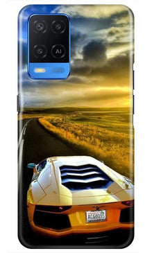 Car lovers Mobile Back Case for Oppo A54 (Design - 46)