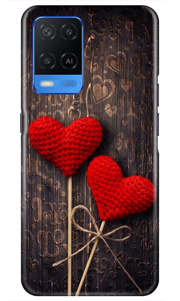 Red Hearts Case for Oppo A54