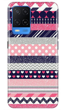 Pattern3 Mobile Back Case for Oppo A54 (Design - 90)