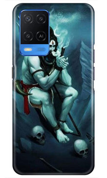 Lord Shiva Mahakal2 Mobile Back Case for Oppo A54 (Design - 98)