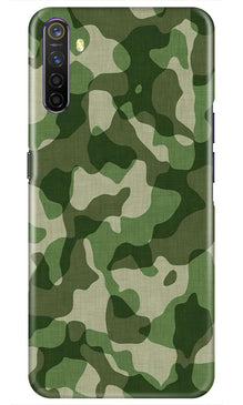 Army Camouflage Mobile Back Case for Oppo A54  (Design - 106)