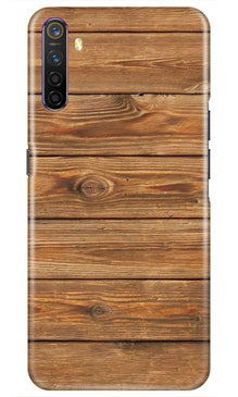 Wooden Look Mobile Back Case for Oppo A54  (Design - 113)