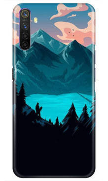 Mountains Mobile Back Case for Oppo A54 (Design - 186)