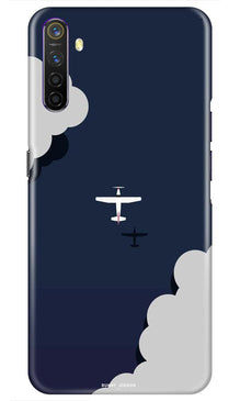Clouds Plane Mobile Back Case for Oppo A54 (Design - 196)