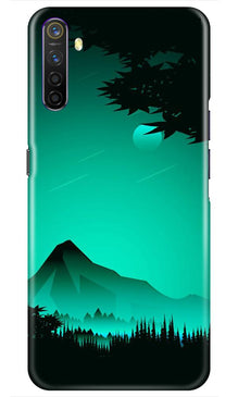 Moon Mountain Mobile Back Case for Oppo A54 (Design - 204)