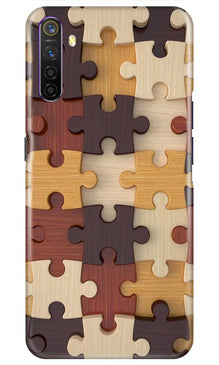 Puzzle Pattern Mobile Back Case for Oppo A54 (Design - 217)