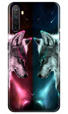 Wolf fight Mobile Back Case for Oppo A54 (Design - 221)