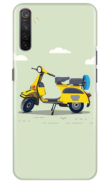 Vintage Scooter Mobile Back Case for Oppo A54 (Design - 260)