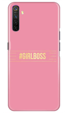 Girl Boss Pink Mobile Back Case for Oppo A54 (Design - 263)