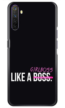 Like a Girl Boss Mobile Back Case for Oppo A54 (Design - 265)