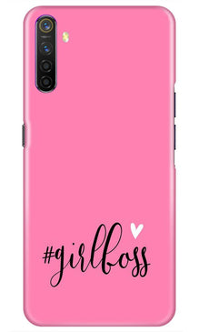 Girl Boss Pink Mobile Back Case for Oppo A54 (Design - 269)