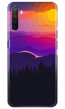 Sun Set Mobile Back Case for Oppo A54 (Design - 279)