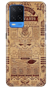Hogwarts Mobile Back Case for Oppo A54 (Design - 304)