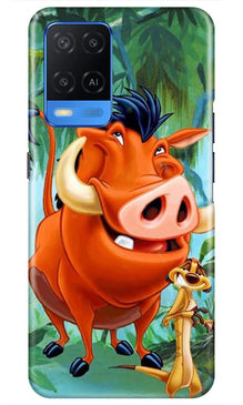 Timon and Pumbaa Mobile Back Case for Oppo A54 (Design - 305)