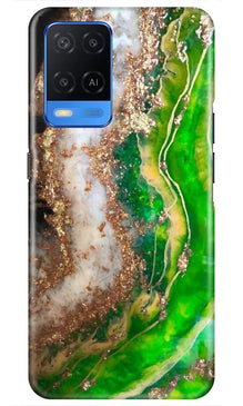 Marble Texture Mobile Back Case for Oppo A54 (Design - 307)