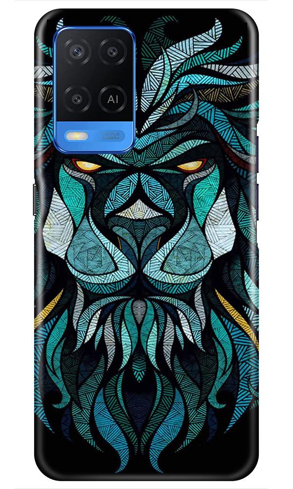 Lion Mobile Back Case for Oppo A54 (Design - 314)
