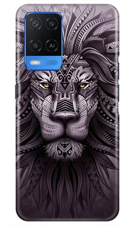 Lion Mobile Back Case for Oppo A54 (Design - 315)